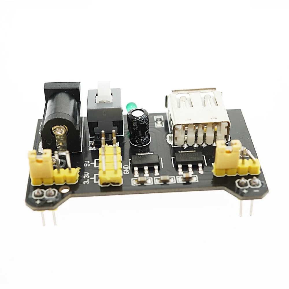 Breadboard Power Supply Module compatible 5V 3.3V power module MB102 DIY bread weldingfor arduino