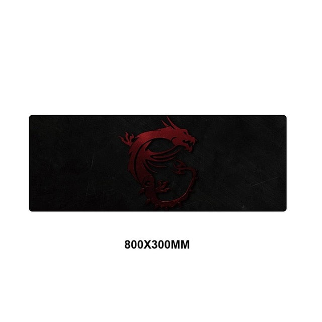 MSI Mouse Pad Large XXL Gamer Anti-slip Rubber Pad Gaming Mousepad to Keyboard Laptop Computer Speed Mice Mouse Desk Play Mats