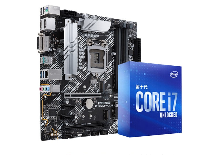 Asus PRIME Z490M-PLUS motherboard +I9-10900K/I7-10700K set