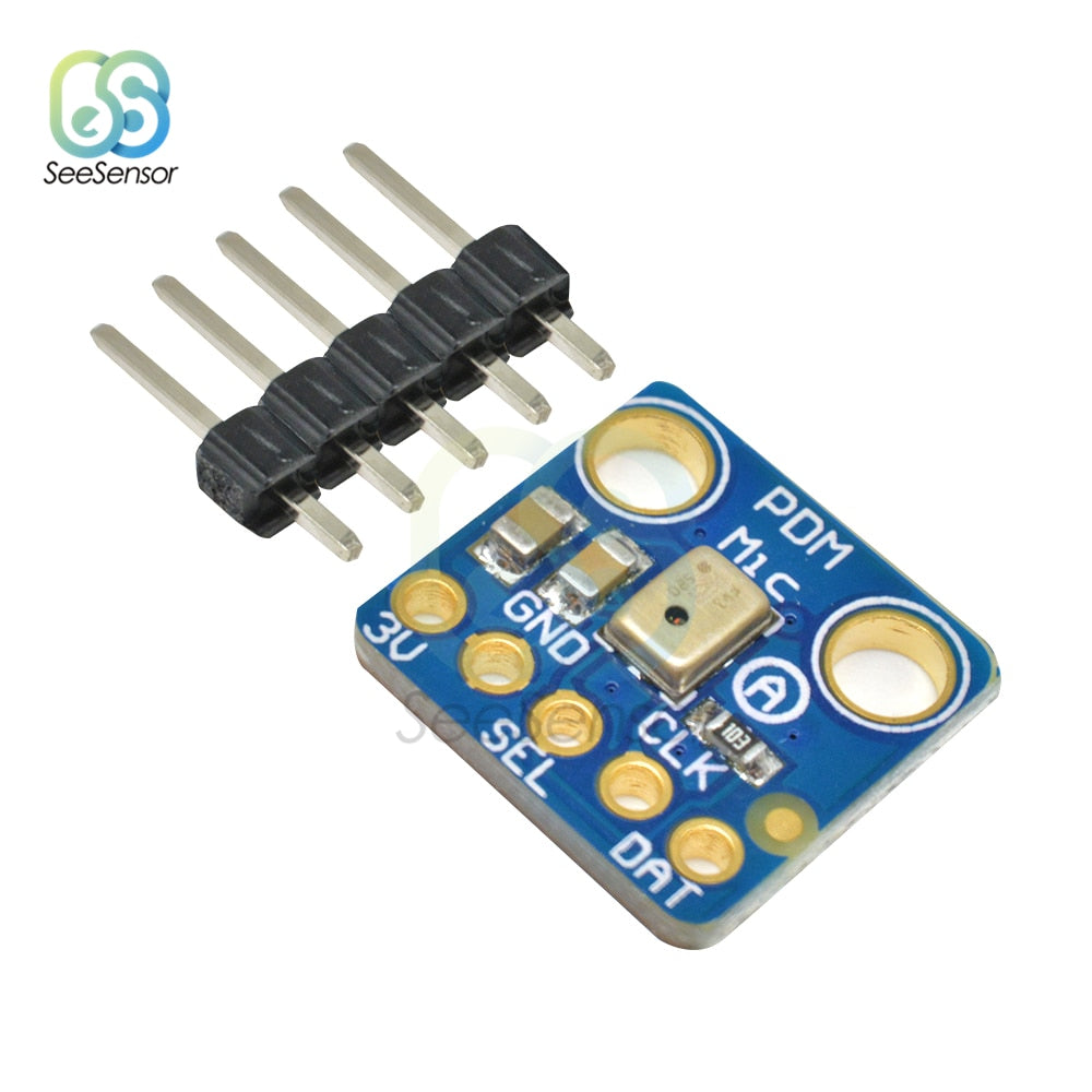 MP34DT01 PDM MEMS Microphone Breakout Board Pulse Density Modulation Output Microphone Module Audio Development Tools 1.8V-3.3V