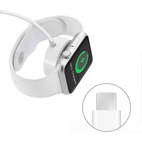 For Apple Watch Series xDfind Magnetic Fast Charger Charging Cable, Type-C Port, Length: 1m(White)