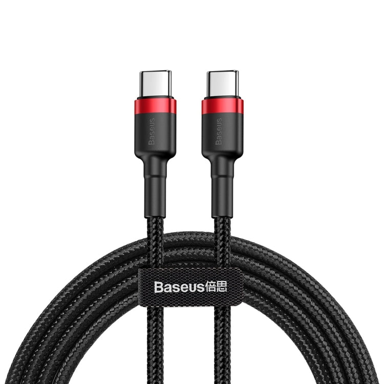 Baseus CATKLF-H91 Cafule Series USB-C / Type-C PD 2.0 60W Flash Charge Cable, Cable Length: 2m