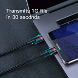 Baseus CATKLF-H91 Cafule Series USB-C / Type-C PD 2.0 60W Flash Charge Cable, Cable Length: 2m