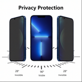 For iPhone 13 / 13 Pro 5pcs ENKAY Hat-Prince Full Coverage 28 Degree Privacy Screen Protector Anti-spy Tempered Glass Film