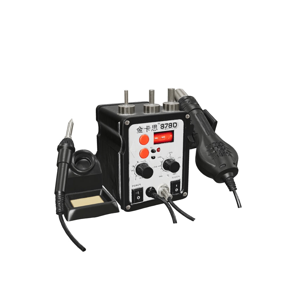 2 In 1 LCD Digital Display Heat Gun Soldering Station 700W for BGA Rework Solder Station Hot Air Gun Welder Equipment