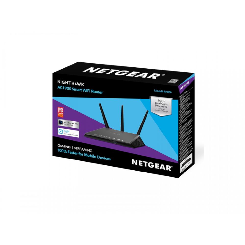 Netgear R7000 Nighthawk AC1900 WiFi Router