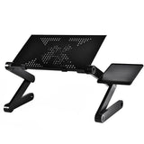 Portable Folding Laptop Table Adjustable With Cooling Fan 42*26 cm