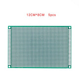 5pcs/lot 5x7 4x6 3x7 2x8 6x8 7x9 Double Side Copper Prototype PCB Universal Board Experimental Development Plate For Arduino