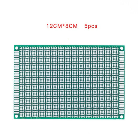 5pcs/lot 5x7 4x6 3x7 2x8 6x8 7x9 Double Side Copper Prototype PCB Universal Board Experimental Development Plate For Arduino