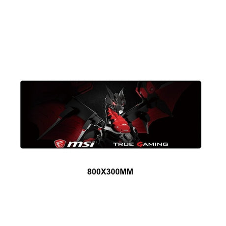 MSI Mouse Pad Large XXL Gamer Anti-slip Rubber Pad Gaming Mousepad to Keyboard Laptop Computer Speed Mice Mouse Desk Play Mats