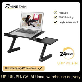 Folding Portable Laptop Desk With Mouse Pad