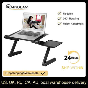Folding Portable Laptop Desk With Mouse Pad