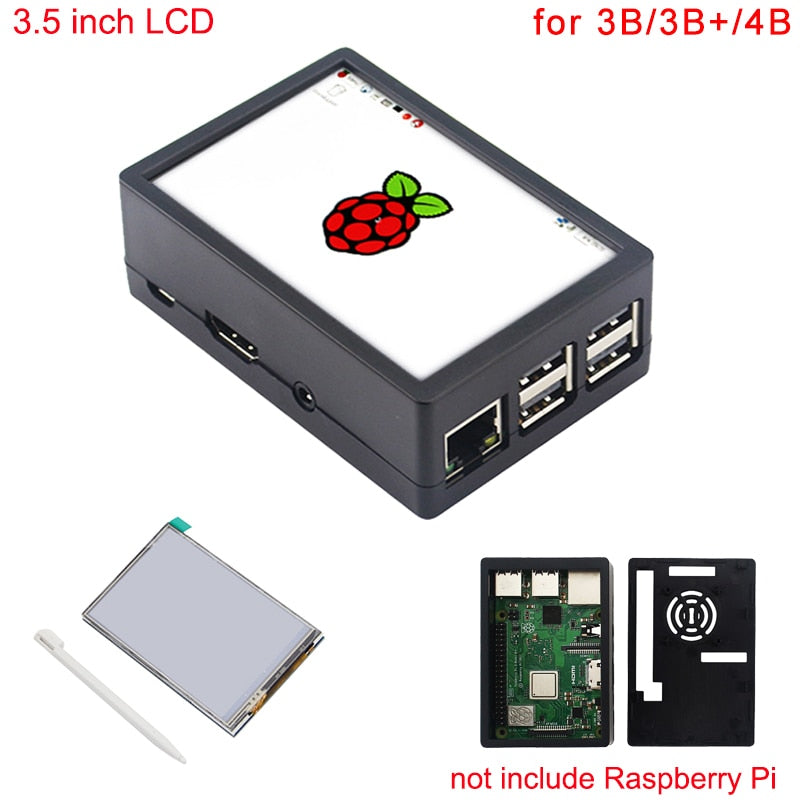 3.5 inch Raspberry Pi 3 Model B+ Touch Screen 480*320 LCD Display + To ...