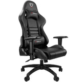 Furgle Gaming Office Chairs 180 Degree Reclining Computer Chair Comfortable Executive Computer Seating Racer Recliner PU Leather