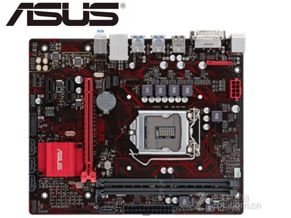 Desktop Motherboard for ASUS EX-B150M-V3 DDR4 LGA 1151 32G USB2.0 USB3.0 DVI i3 i7 i5 14NM B150M-V3 B150 used Original mainboard