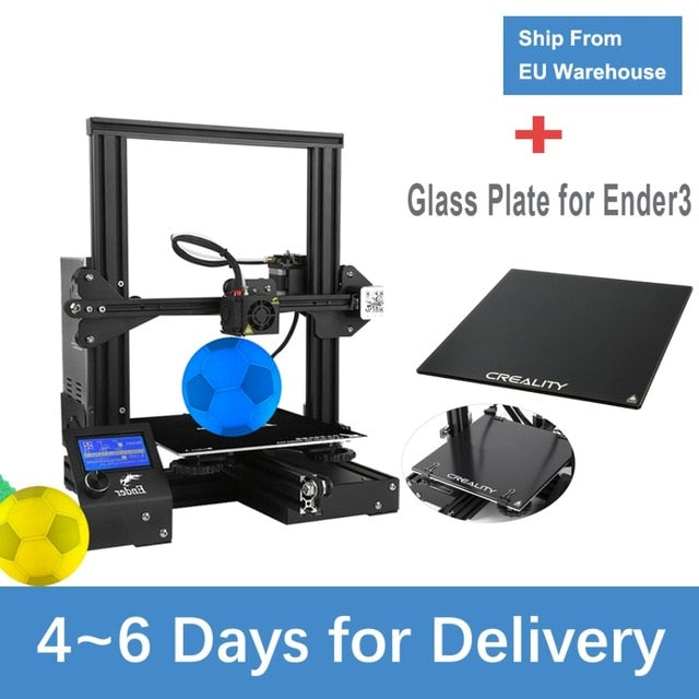 Creality 3D ender 3 / ender 3 Pro 3d printer kit DIY Self-assemble Ender 3 with Upgrade Resume Printing Power impresora 3d
