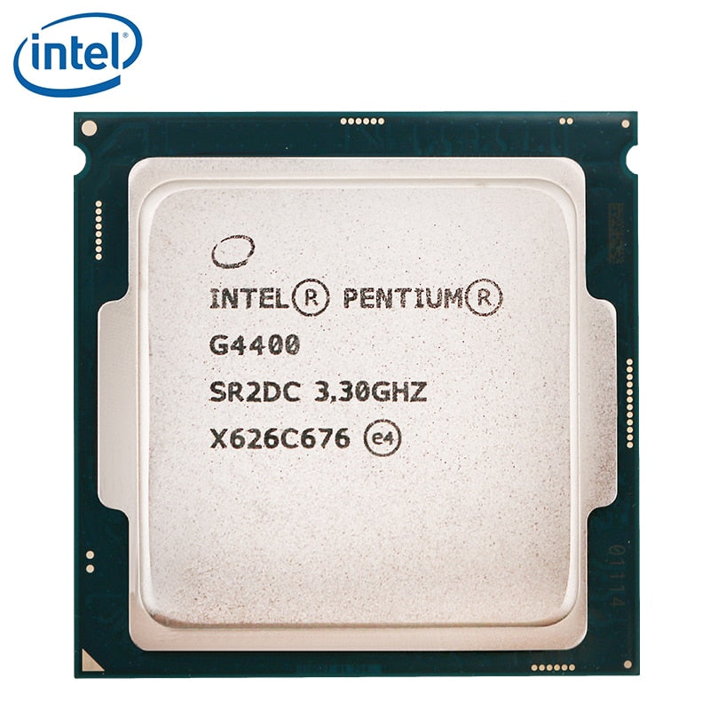 Intel Pentium G4400 Processor 54W 3MB Cache 3.3GHz LGA 1151 Dual-Core Desktop PC CPU