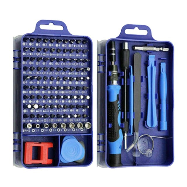 115 In 1 Mini Screwdriver Set of Screw Driver Bit Set Precision Set For Laptops Phone Watch Tablet Electronic Device Hand Tool