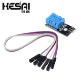 New Temperature and Relative Humidity Sensor DHT11 Module with Cable for arduino Diy Kit